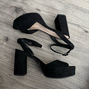 Chinese Laundry Theresa Black Platform Heels